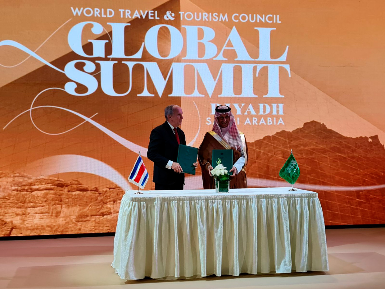Costa Rica destaca en Consejo Mundial de Turismo en Arabia Saudita