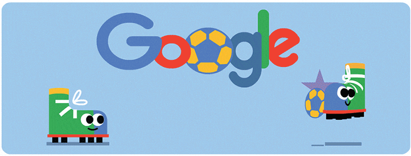Google invita a los aficionados del fútbol a realizar un recorrido por los mejores Doodles mundialistas
