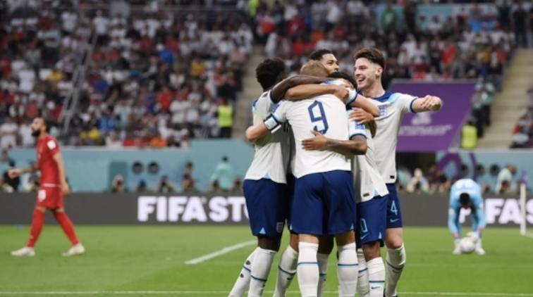 Inglaterra golea en el Mundial de Qatar