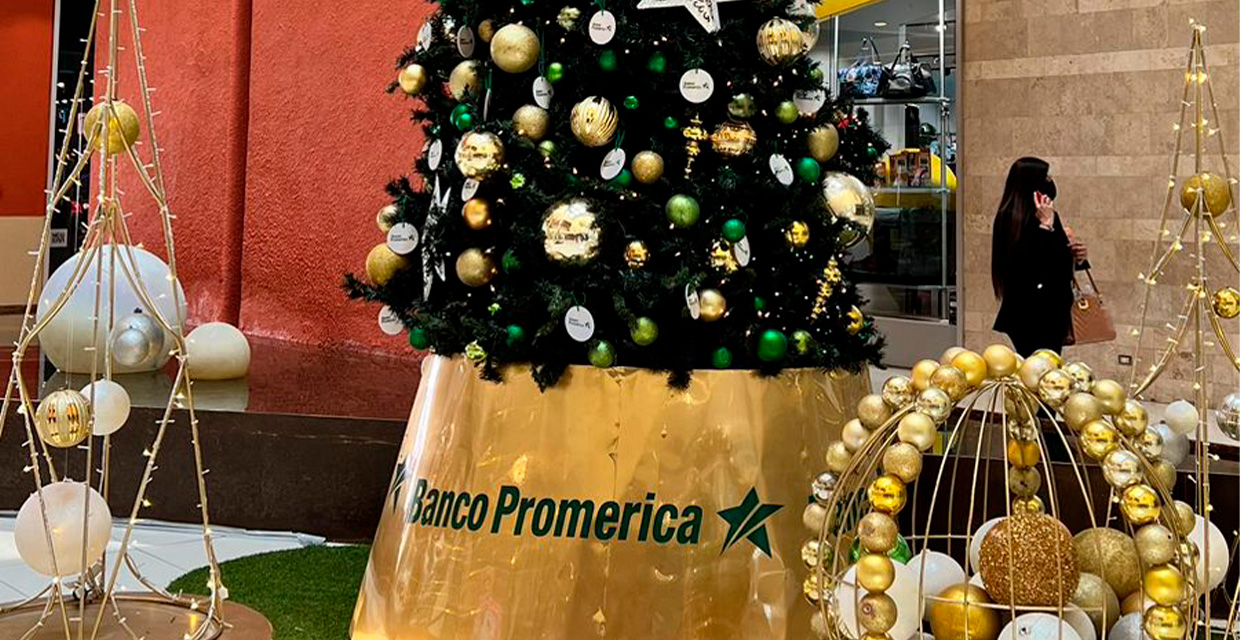 Banco Promerica El Salvador patrocina la Navidad en Multiplaza