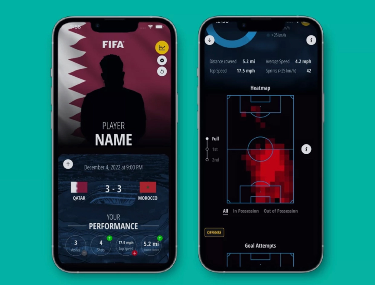 La aplicación FIFA Player, un éxito en la Copa Mundial de la FIFA 2022