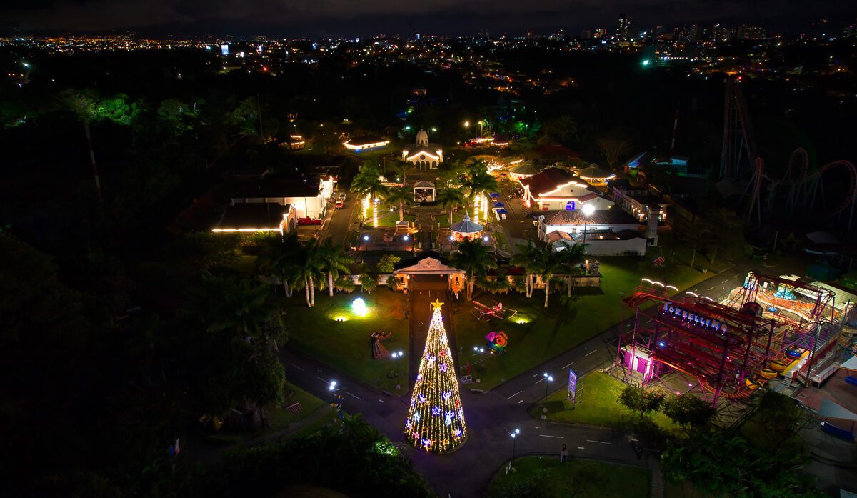 Mágico evento marcó el inicio de la Navidad en Parque Diversiones en Costa Rica