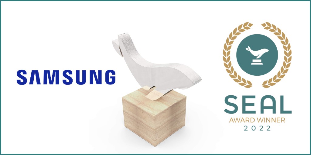 Samsung Electronics recibe el premio SEAL de Sostenibilidad Empresarial 2022