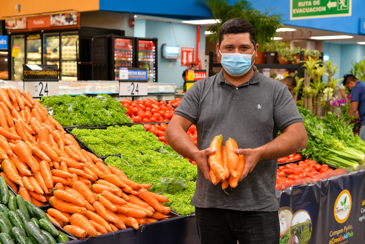 Walmart de Nicaragua se abastece casi en su totalidad con cosecha local