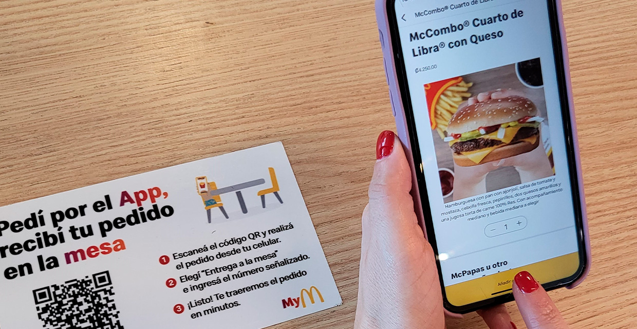McDonald’s evoluciona su aplicación y habilita función para pedir, pagar y retirar a conveniencia