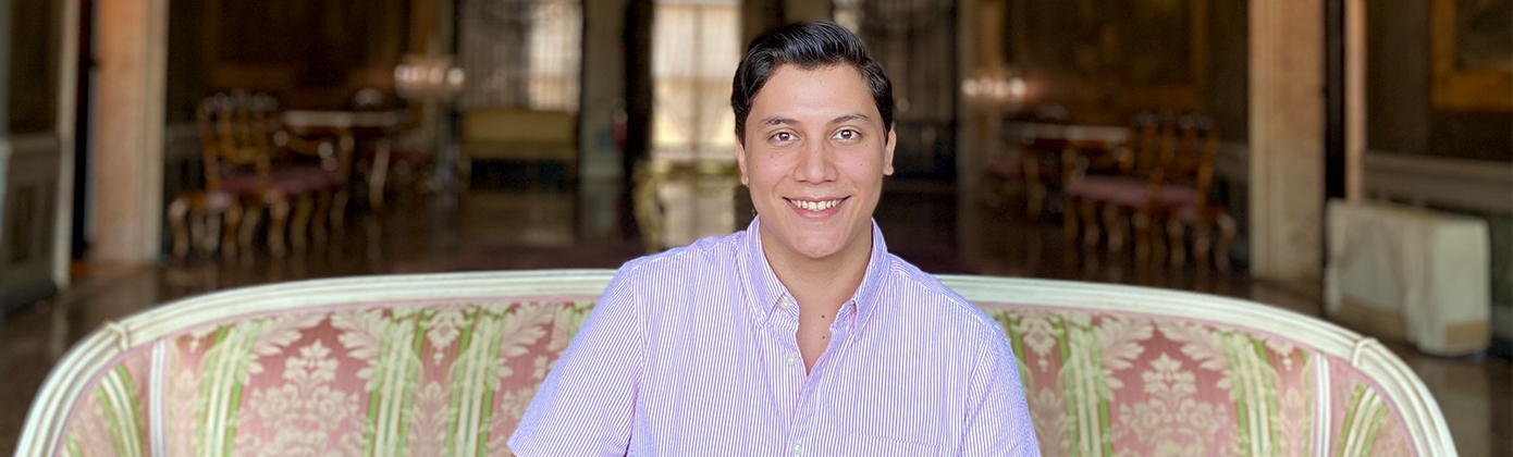 Entre flores, café y pizza