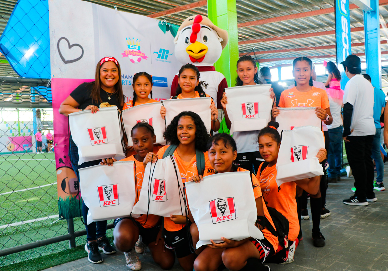 KFC Panamá se suma a la Copa #Golerinas 2023 por sexto año
