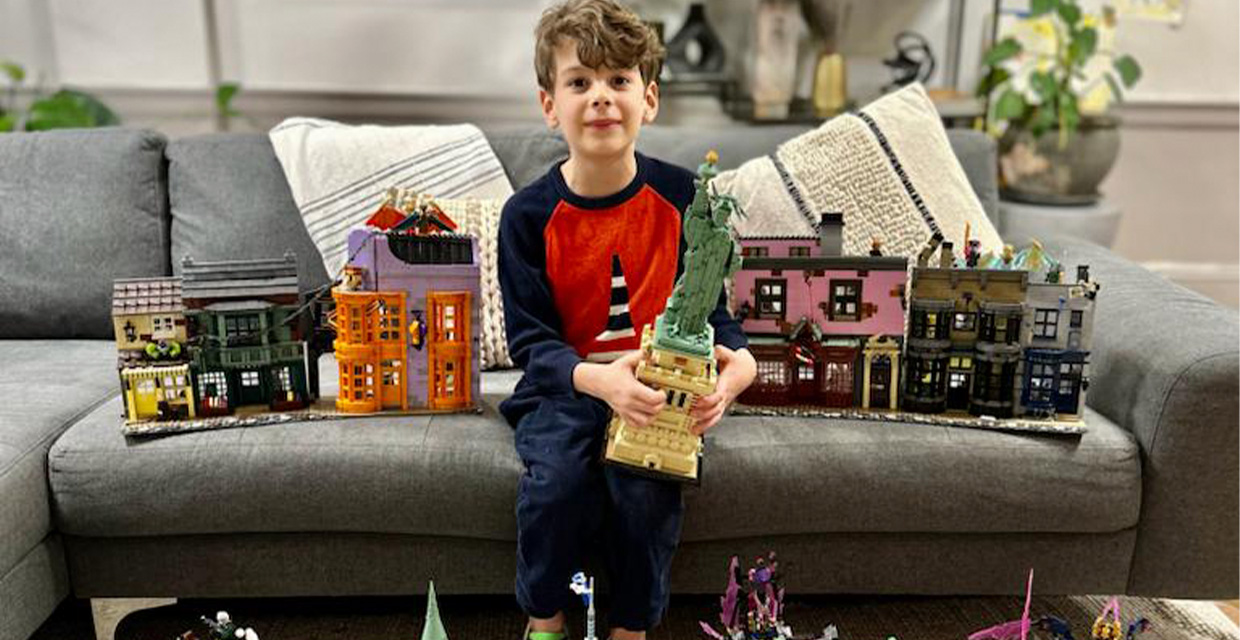 A sus 6 años, Luca Schneider Palazio es un ‘genio del Lego’