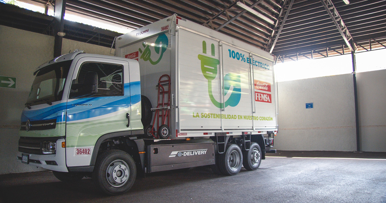 Coca-Cola FEMSA Guatemala adquiere los primeros camiones eléctricos