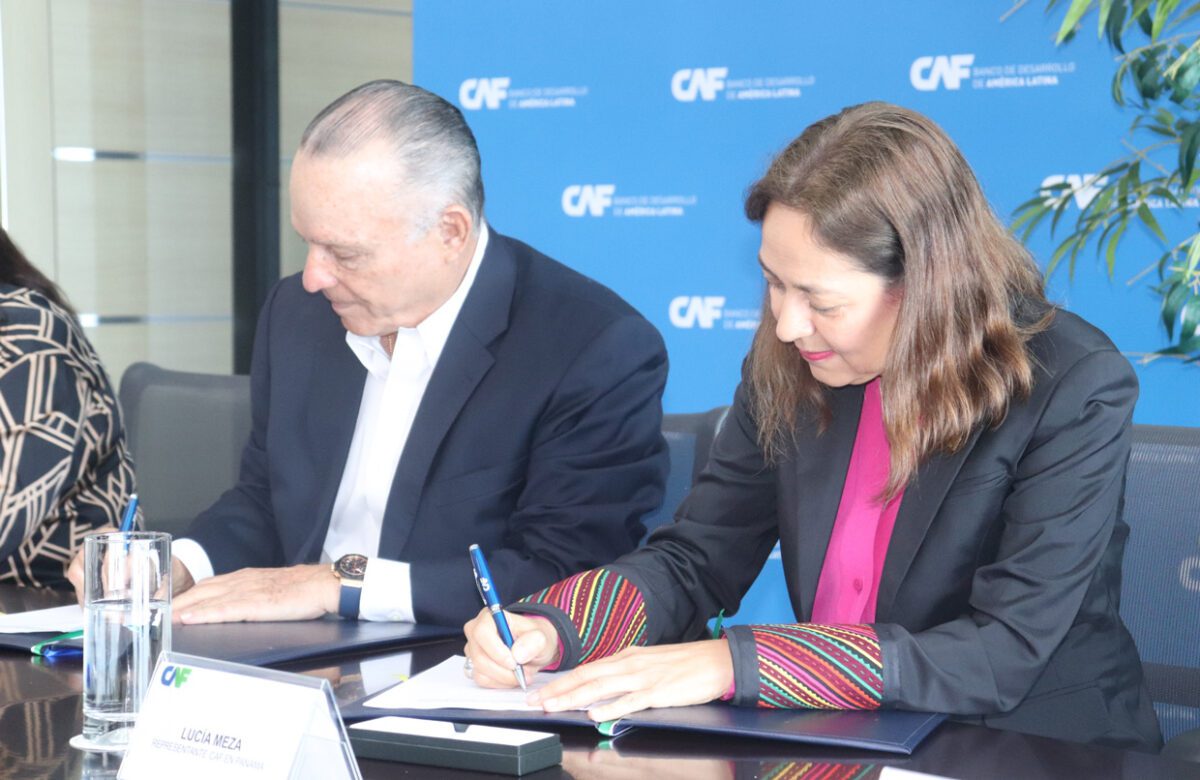 CAF firma contratos para la construcción de su icónico Hub Norte en Panamá