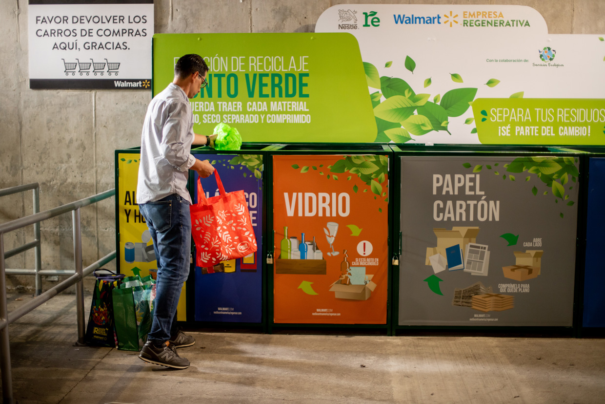 Walmart afianza esfuerzo por reducir desperdicio con reciclaje y alianzas