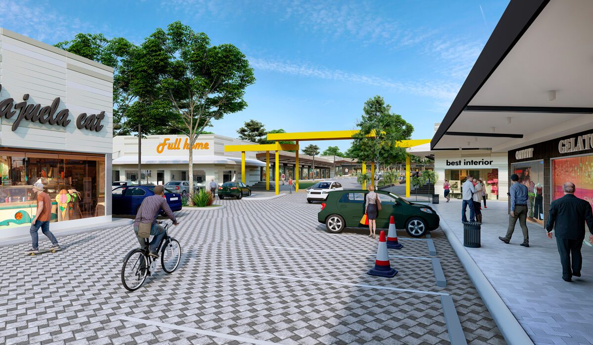 Nueva plaza comercial El Encuentro La Guácima contará con 74 locales comerciales