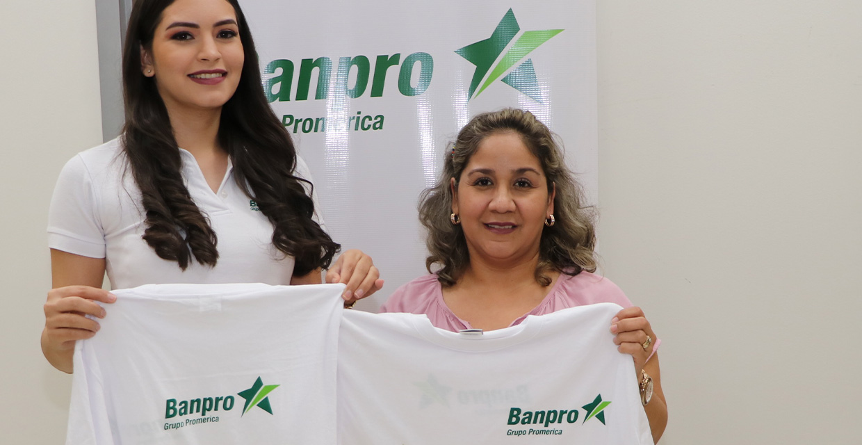 Banpro dona camisetas la Teletón 2023
