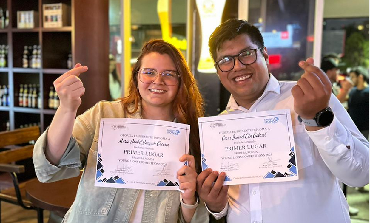 El talento de DDB Centro brilla en los Young Lions Guatemala 2023