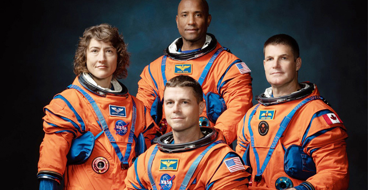 La NASA elige a cuatro tripulantes que viajarán a la Luna
