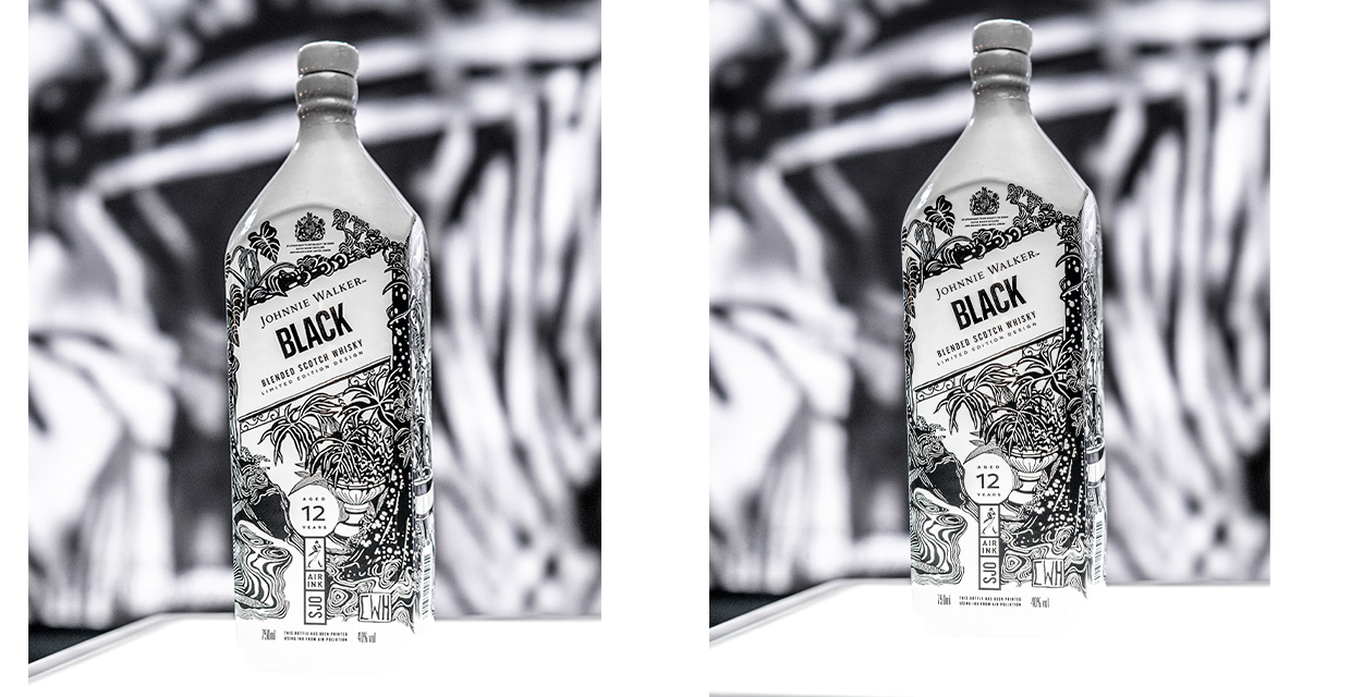 Johnnie Walker lanza una edición limitada inspirada en San José hecha con tinta proveniente de la contaminación del aire