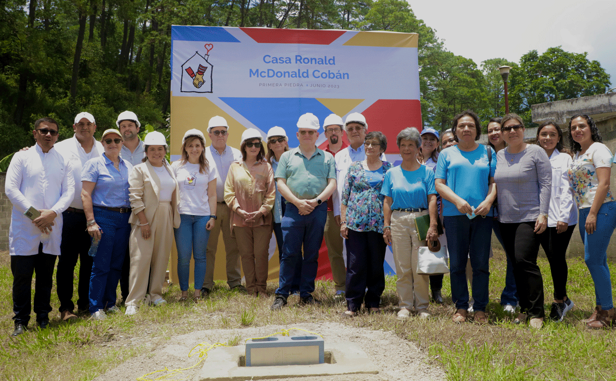 Fundación Infantil Ronald McDonald  Inicia la construcción de la Primera Casa Ronald McDonald en Cobán