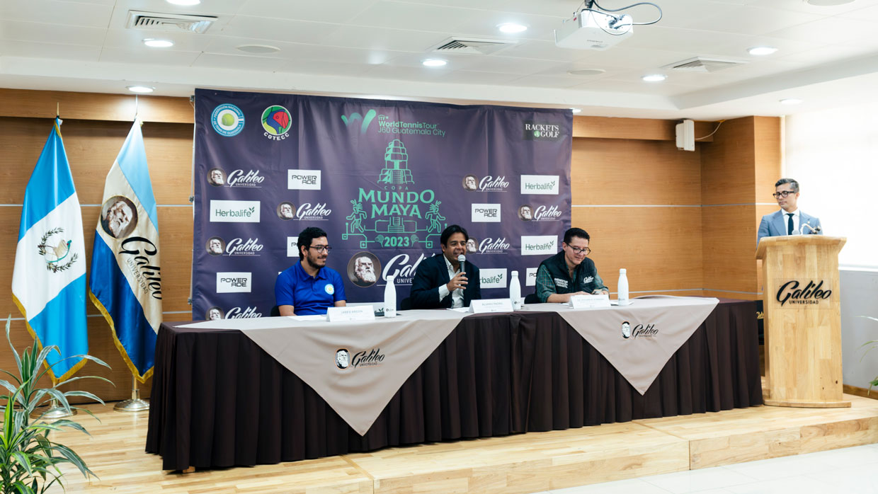 Universidad Galileo presenta la XXXIII Copa Mundo Maya de Tenis