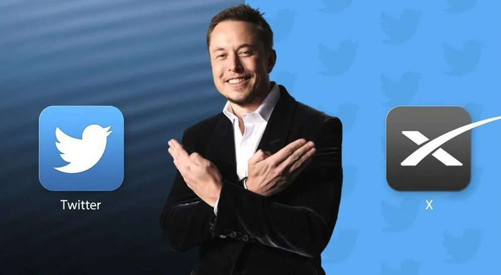 Elon Musk cambia el logotipo del pájaro azul de Twitter por una “X”