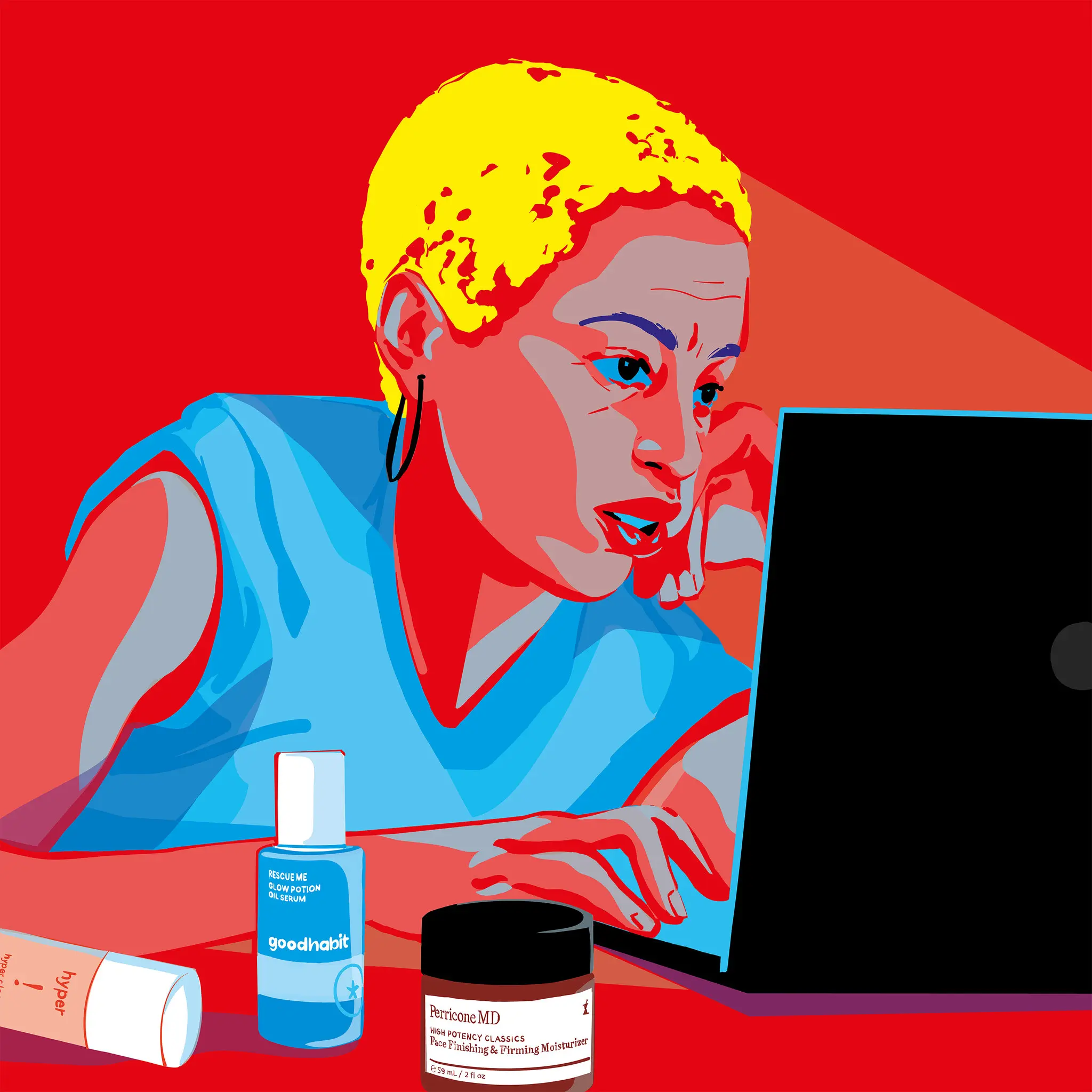 ¿Sabe qué le hacen a su piel esas horas frente a la pantalla?