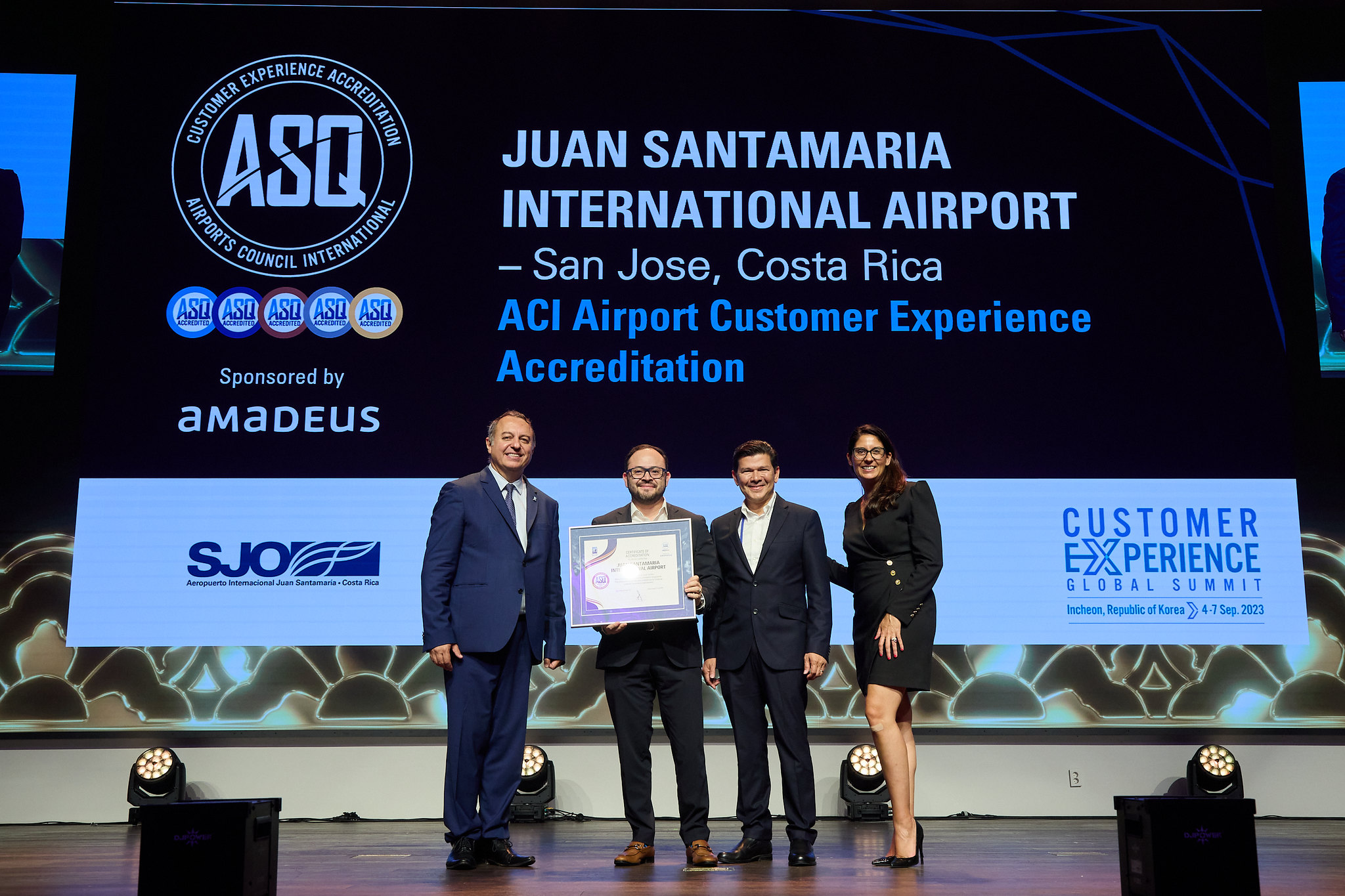 Organismo Internacional reconoce calidad en experiencia al pasajero del Aeropuerto Internacional Juan Santamaría