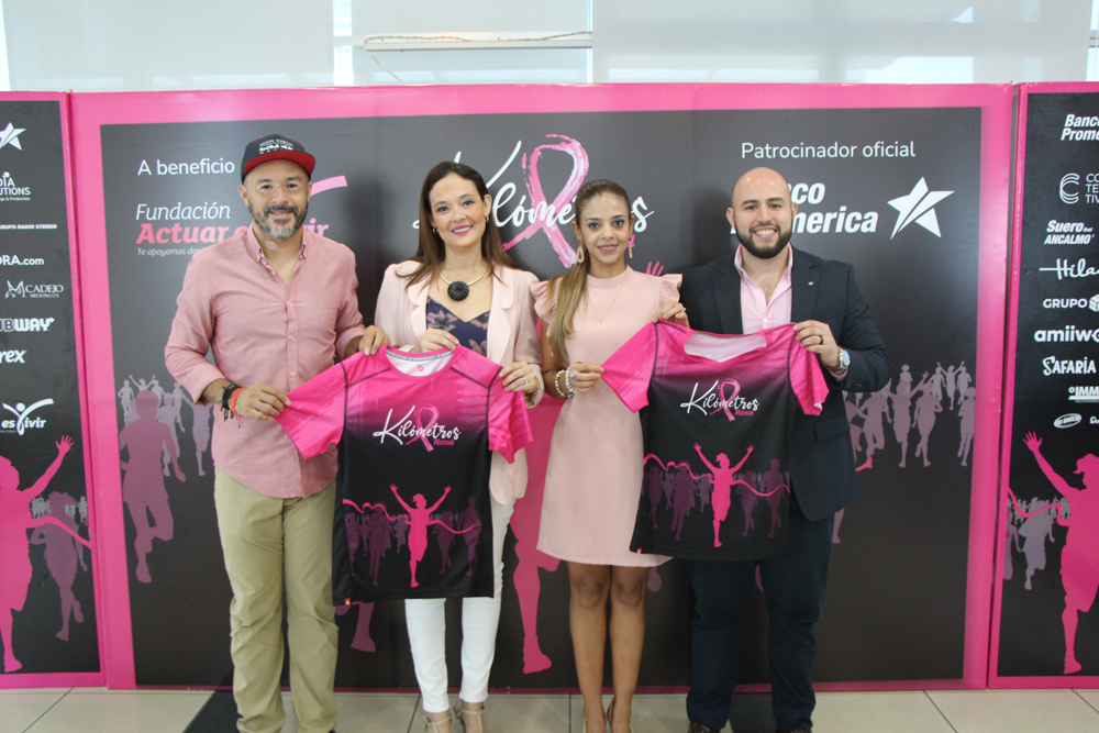 Banco Promerica El Salvador y Fundación Actuar es Vivir se unen en la Carrera Kilómetros Rosa