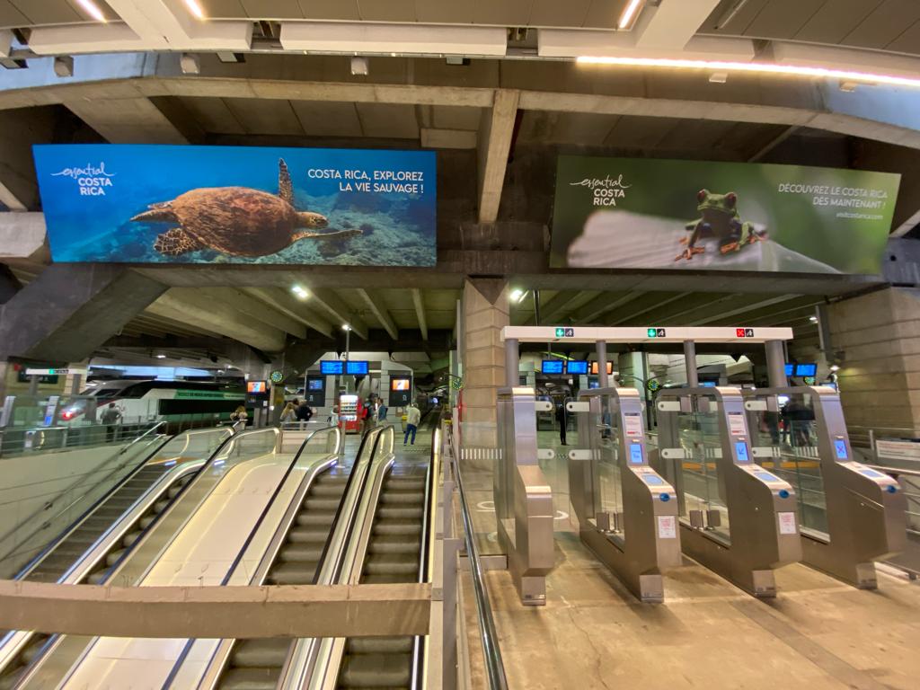 Costa Rica se promociona en estaciones del metro de París y participa en la feria de turismo más importante de Francia