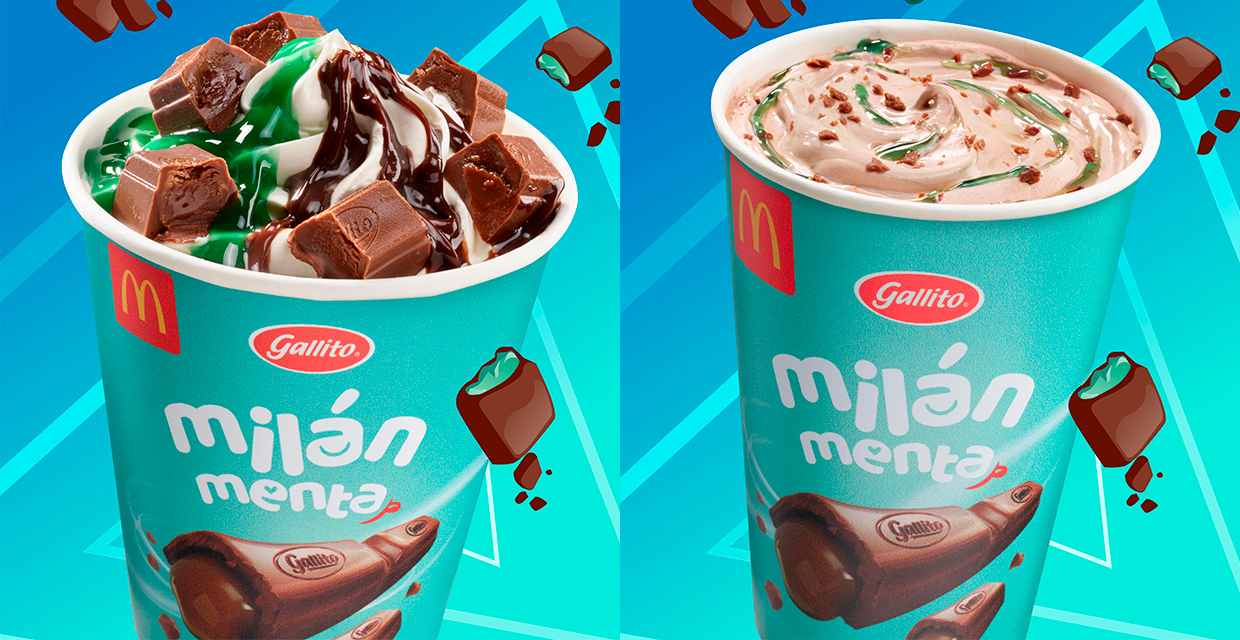 McDonald’s y Gallito regresan para llenar de sabor con los nuevos McFlurry y McShake Milán Menta