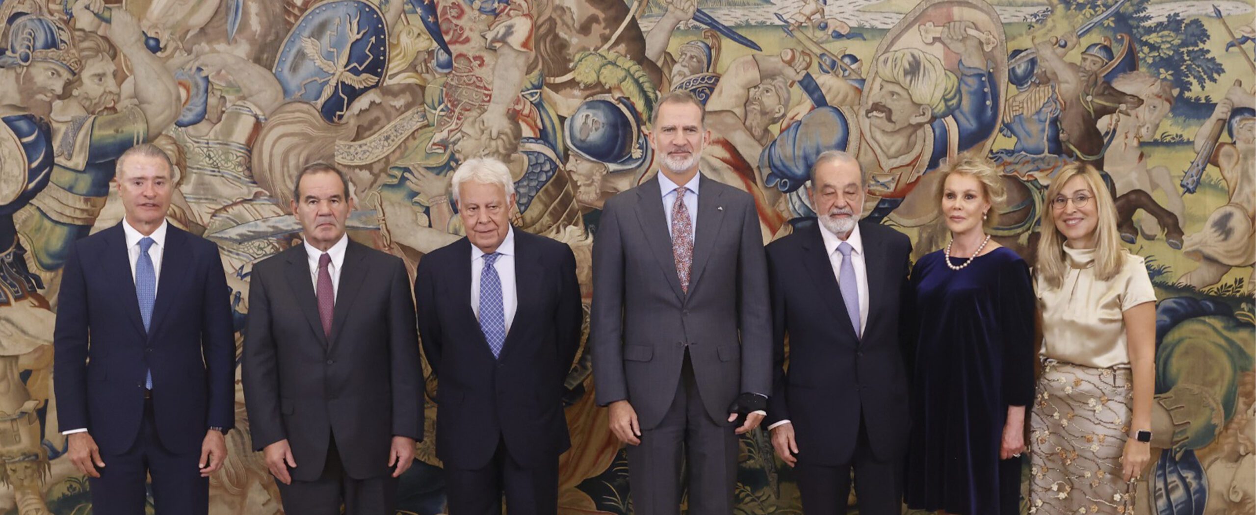 S.M. el Rey entrega el ‘Premio Enrique V. Iglesias’ a Carlos Slim por su contribución al crecimiento de Iberoamérica