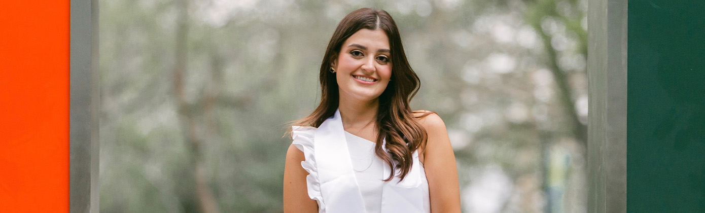 Ángela Hasbun, una joven proactiva en el área de Finanzas y Gestión