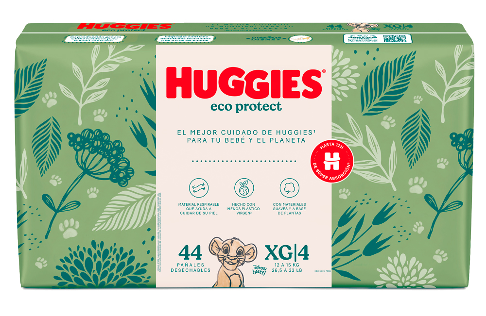 Huggies® presenta Eco Protect, su nueva línea de pañales más sostenibles que cuidan la piel del bebé y ayudan a proteger el planeta