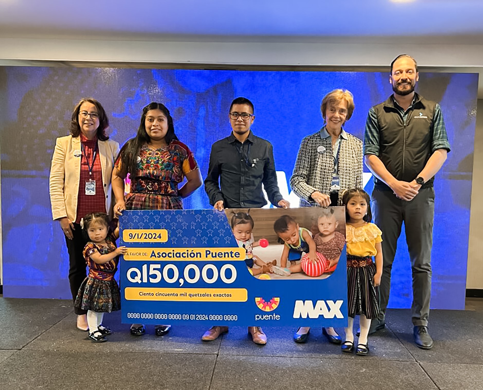 MAX Y PUENTE iluminan el futuro de la niñez guatemalteca con exitosa campaña de recaudación de fondos