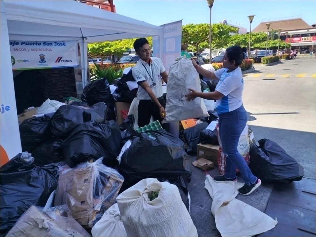 Cemex realiza exitosa jornada de reciclaje con aliados en San José, Escuintla