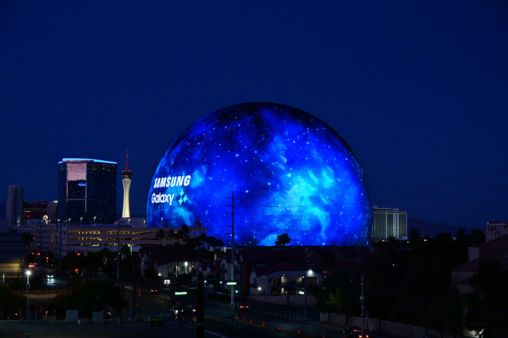 Samsung abre un portal a las nuevas posibilidades de la IA móvil en Sphere de Las Vegas antes de Unpacked 2024