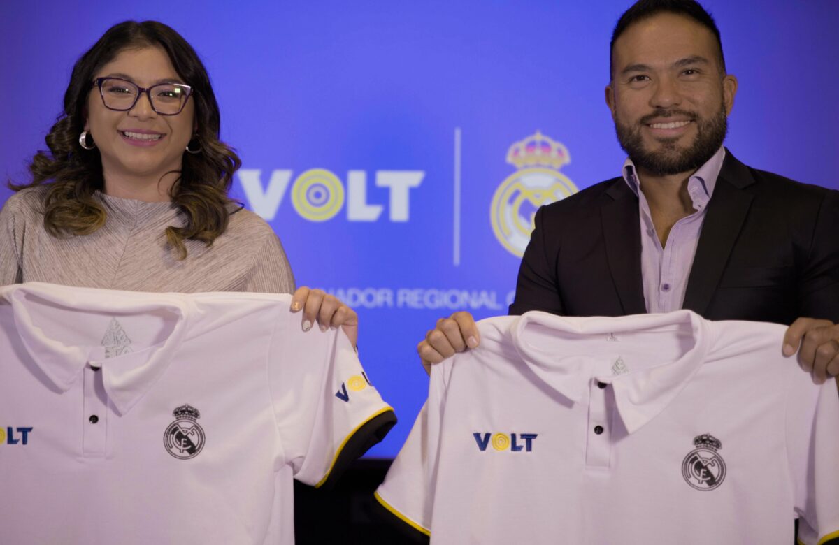 La marca VOLT, de Grupo AJE, será sponsor oficial del Real Madrid