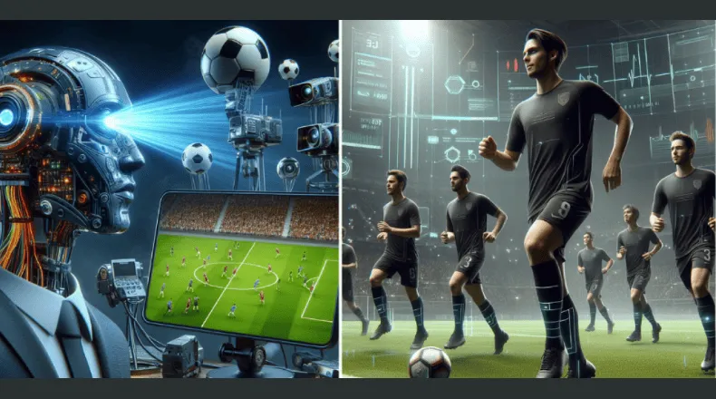 Así imagina la Inteligencia Artificial que será el fútbol en el futuro