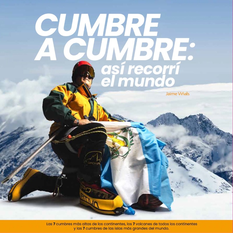 Alpinista guatemalteco Jaime Viñals lanza en Costa Rica su libro "Cumbre a Cumbre: así recorrí el mundo"