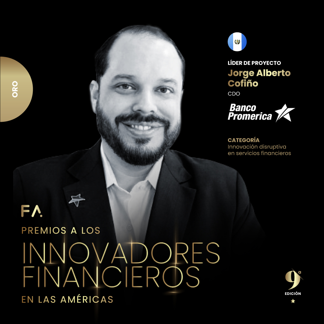 Banco Promerica Guatemala gana el Premio Oro por innovación en la Banca Móvil con biometría facial