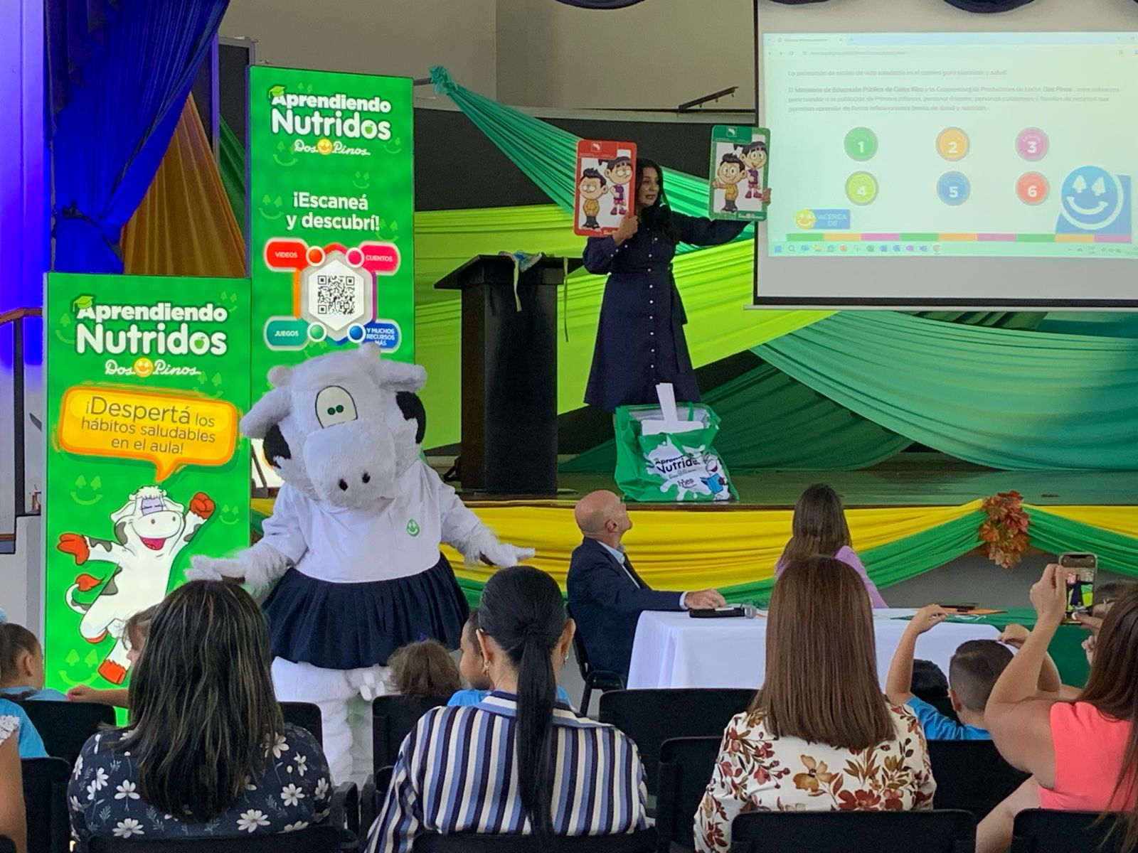 MEP y Dos Pinos promueven hábitos saludables en estudiantes de primera infancia
