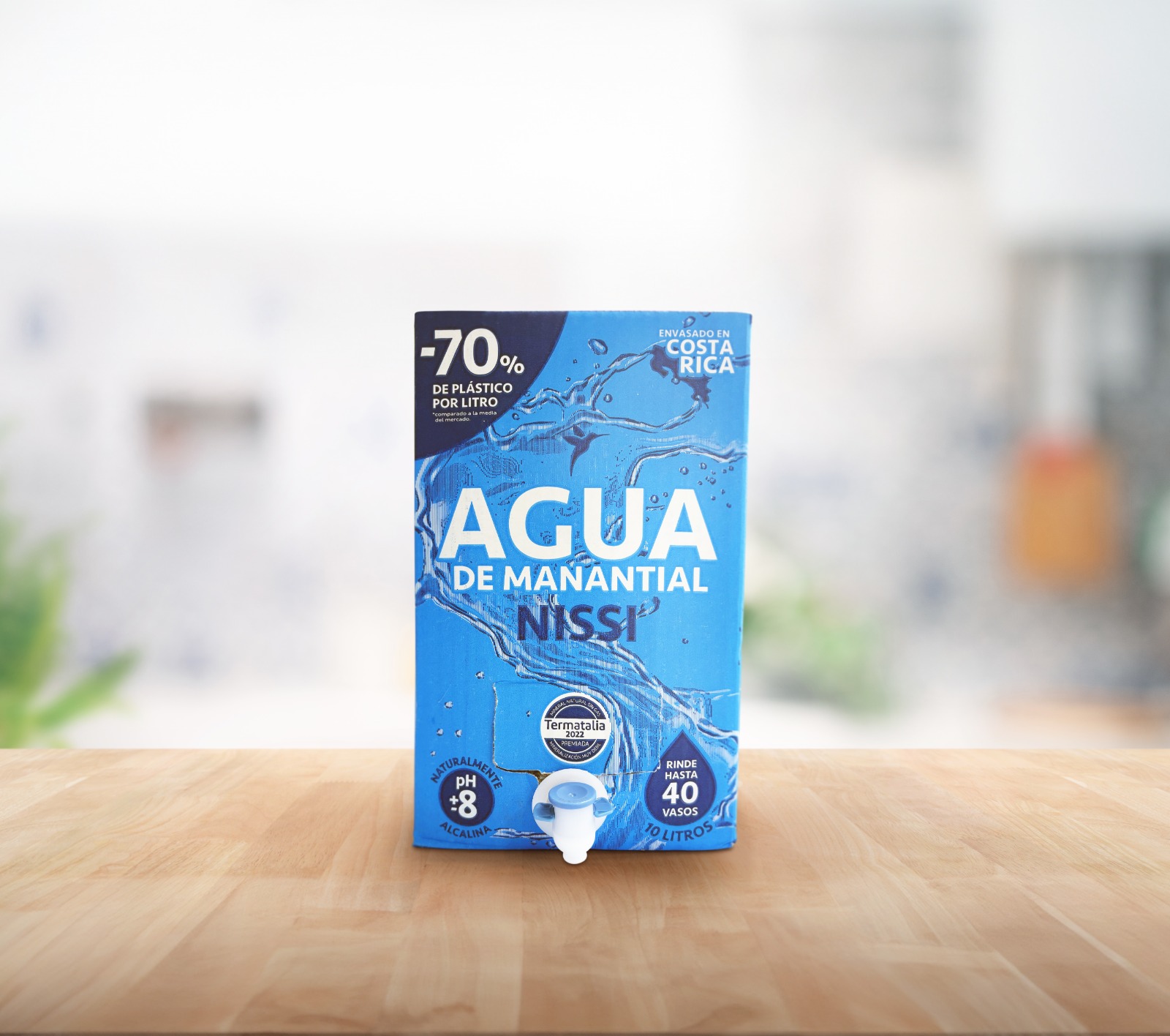 NISSI apuesta por la innovación sostenible con presentación de agua de manantial en envase de cartón de 10 litros
