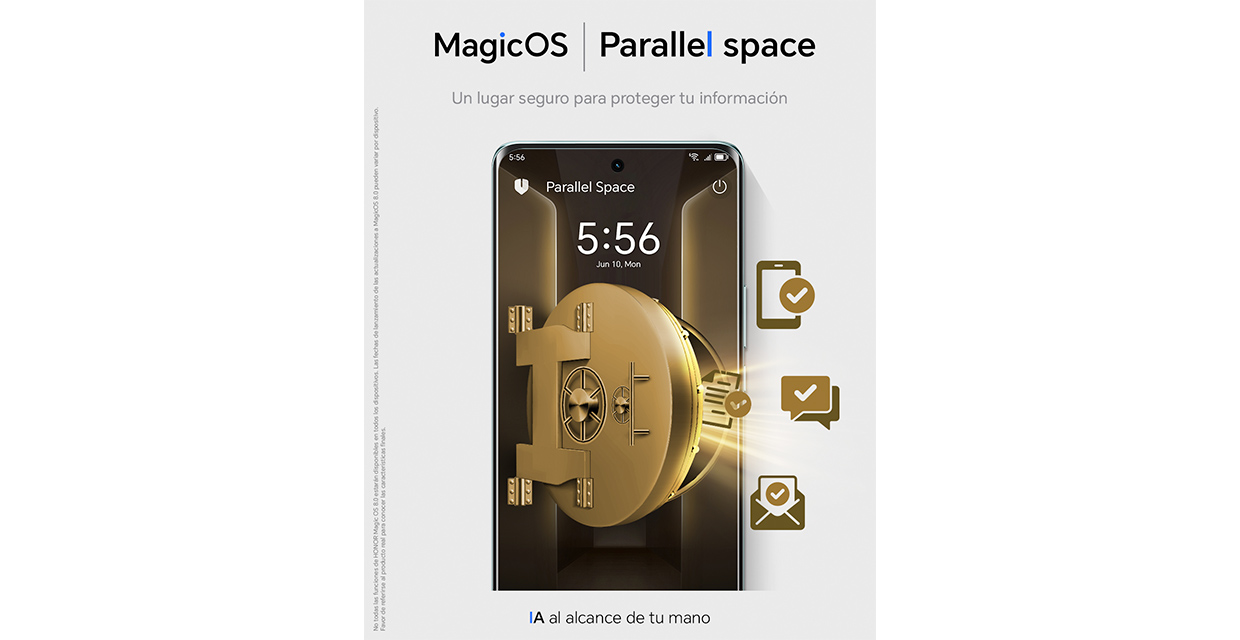 A través de la IA, HONOR presenta una funcionalidad que permite tener dos smartphones en uno mismo