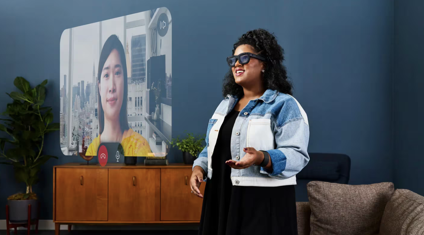 Meta lanza con nuevas gafas inteligentes para crear hologramas de llamadas, juegos y más
