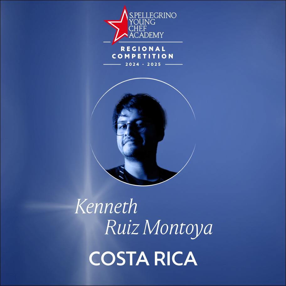 El costarricense Kenneth Ruiz competirá en S. Pellegrino Young Chef Academy Perú