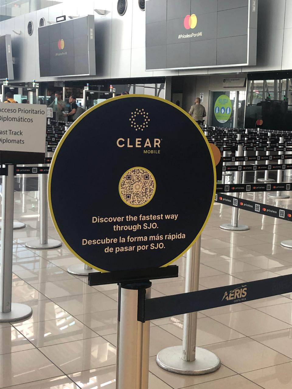 Costa Rica contará con el primer aeropuerto en Latinoamérica en implementar CLEAR Mobile