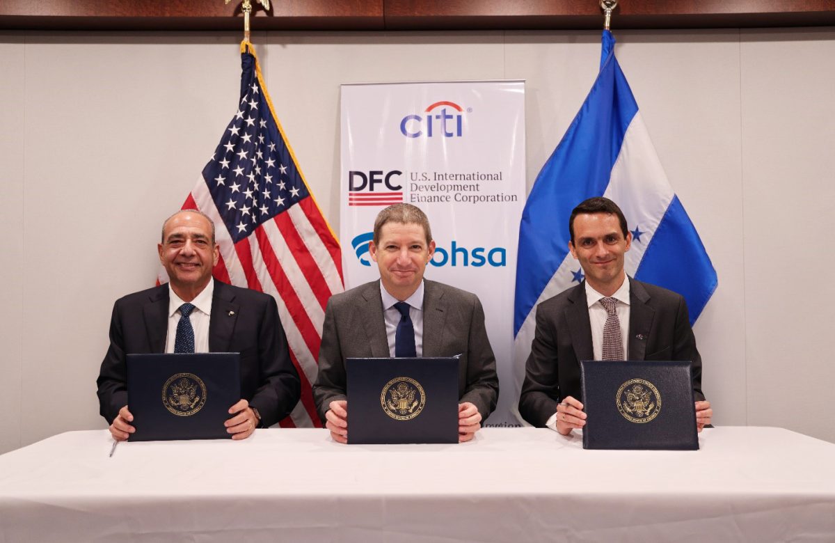 Gobierno de Estados Unidos y CITI otorgan crédito de US$250 millones a Banco Ficohsa Honduras