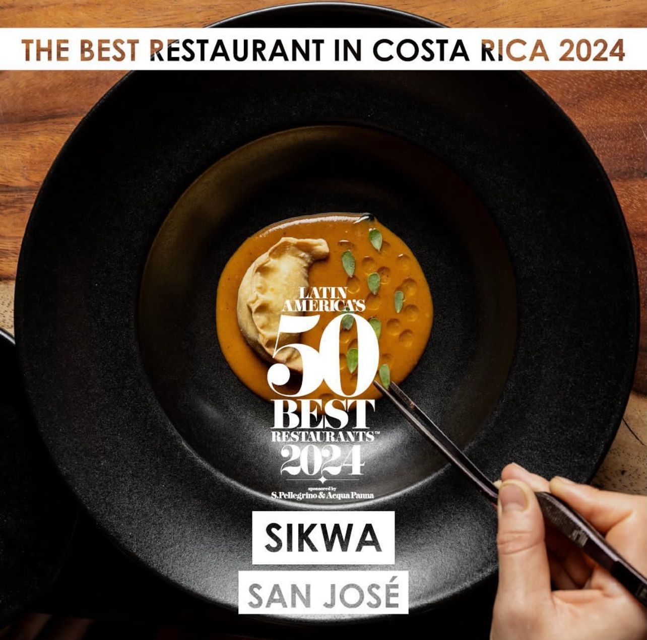 Restaurante costarricense Sikwa ingresa en la prestigiosa lista Latin America`s 50 Best en el puesto 25