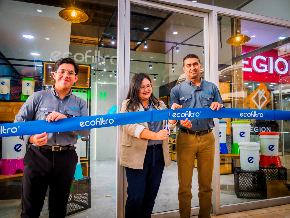 Guatemala: Ecofiltro inaugura su nueva tienda en el Centro Comercial Eskala Roosevelt