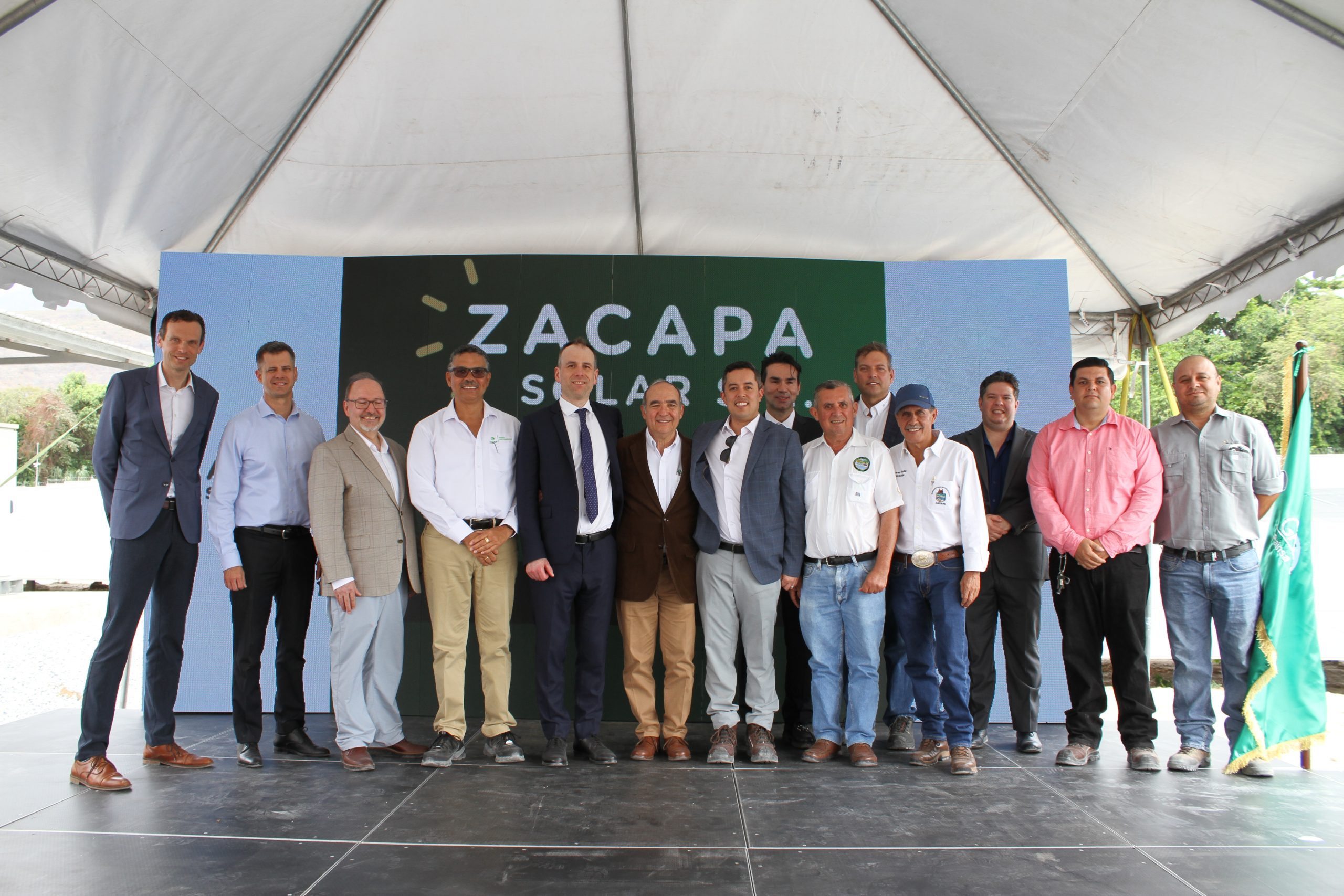 Planta Zacapa Solar en Guatemala fue inaugurada