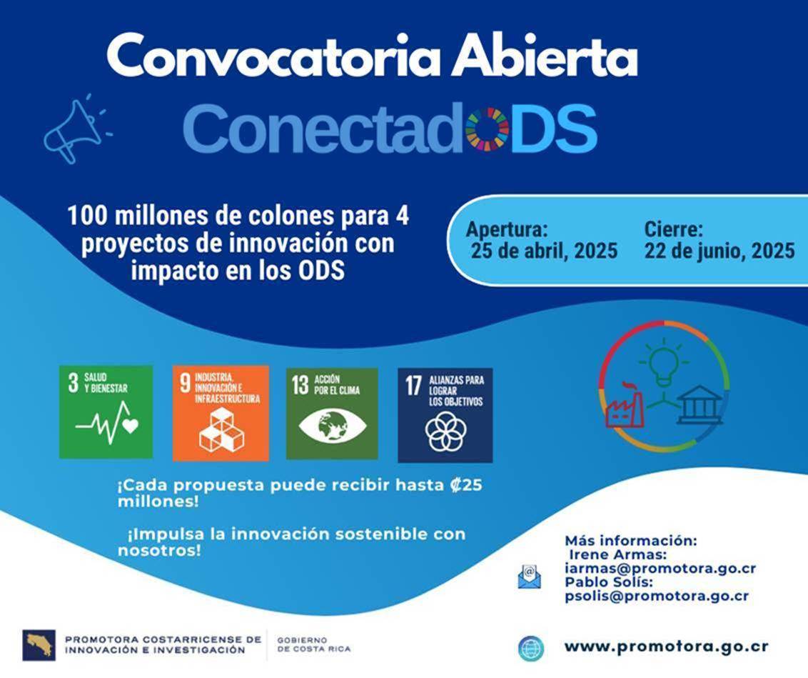 Promotora Costarricense de Innovación e Investigación destinará ₡100 millones para propuestas innovadoras que conectan empresas y academia