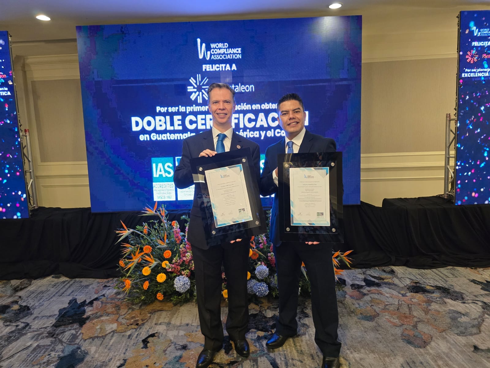 Grupo Pantaleon recibe doble certificación ISO de World Compliance Association